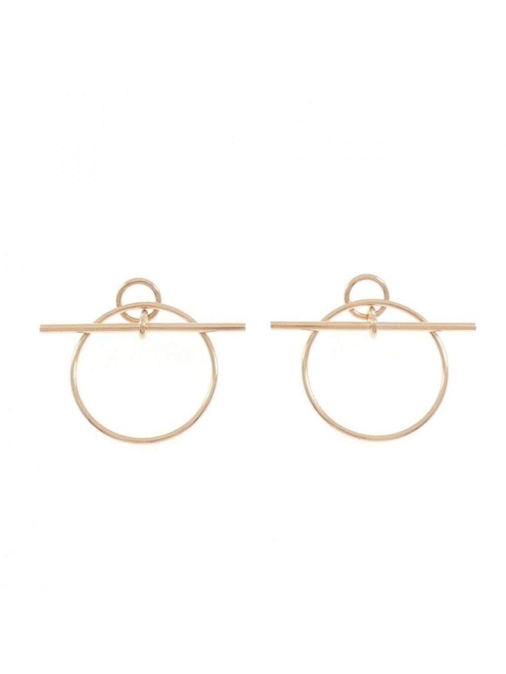 Hermes Echappee Earrings Pink